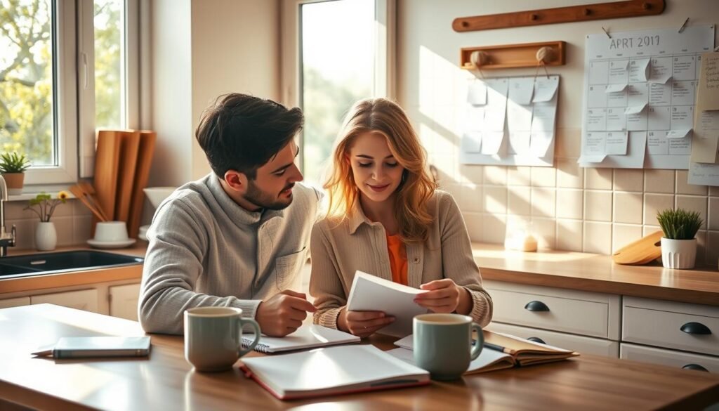 Morning planning and organization